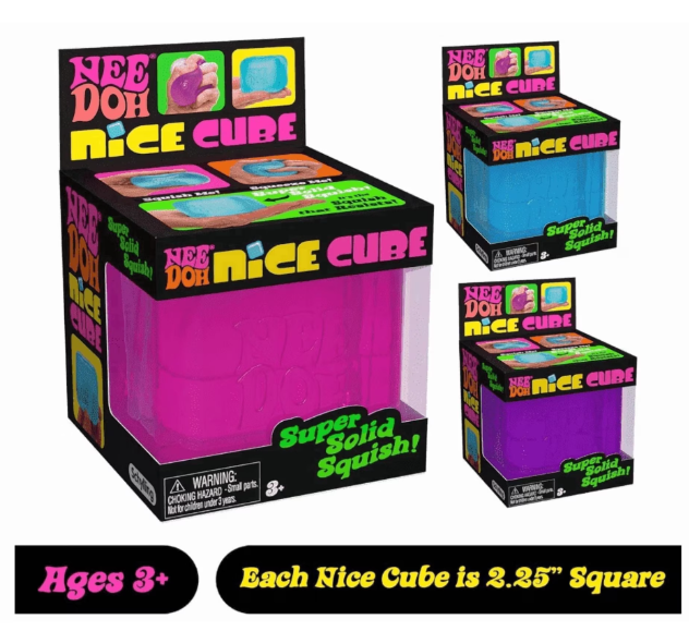 NeeDoh Nice Cube pink model main view